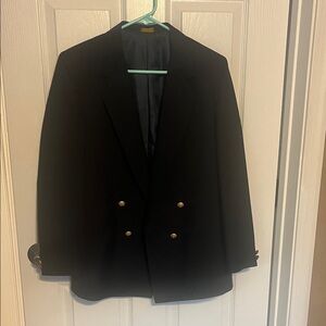 Boy’s Navy Blue Sports Coat with Gold Buttons